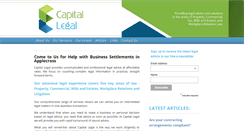 Desktop Screenshot of capital-legal.com.au