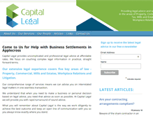 Tablet Screenshot of capital-legal.com.au